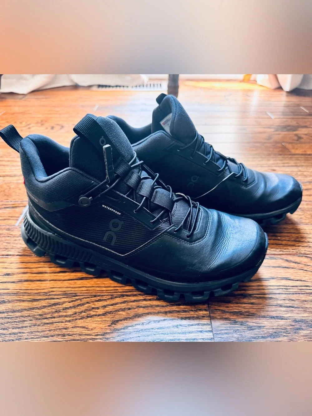 On Running Waterproof Women’s Athletic Shoe - Black